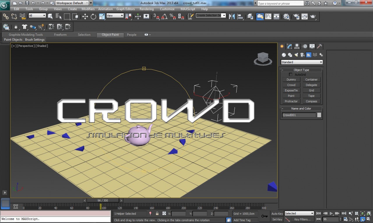 CROWD – Simulacion de multitudes