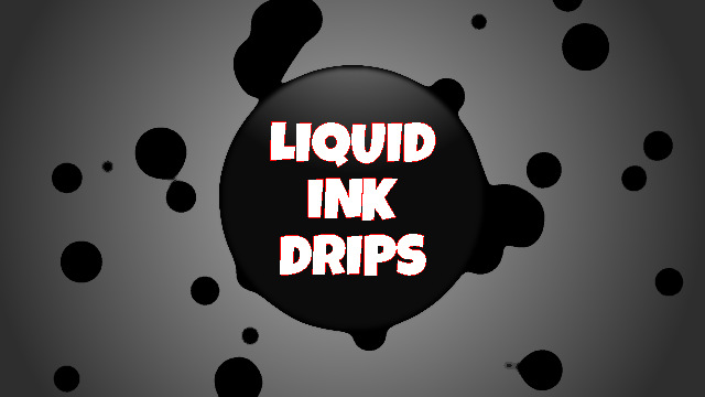 Gotas de Tinta Liquida